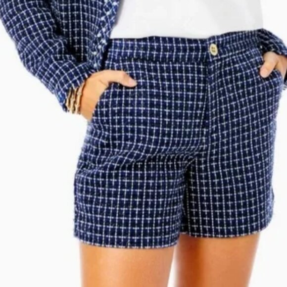 Gretchen 5” High Rise Short Fantasy Checkerboard (Sz6) - Picture 4 of 8